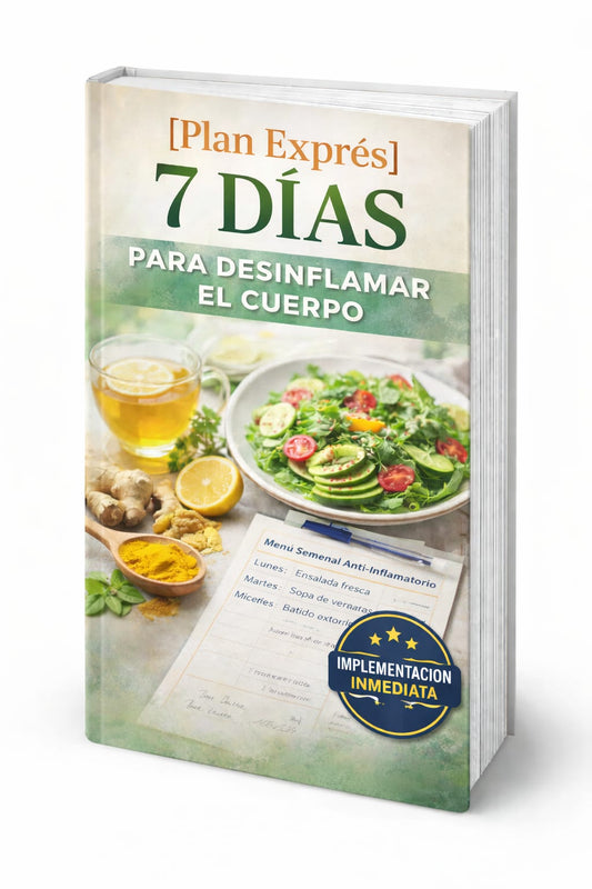 Plan exprés de 7 días para desinflamar el cuerpo